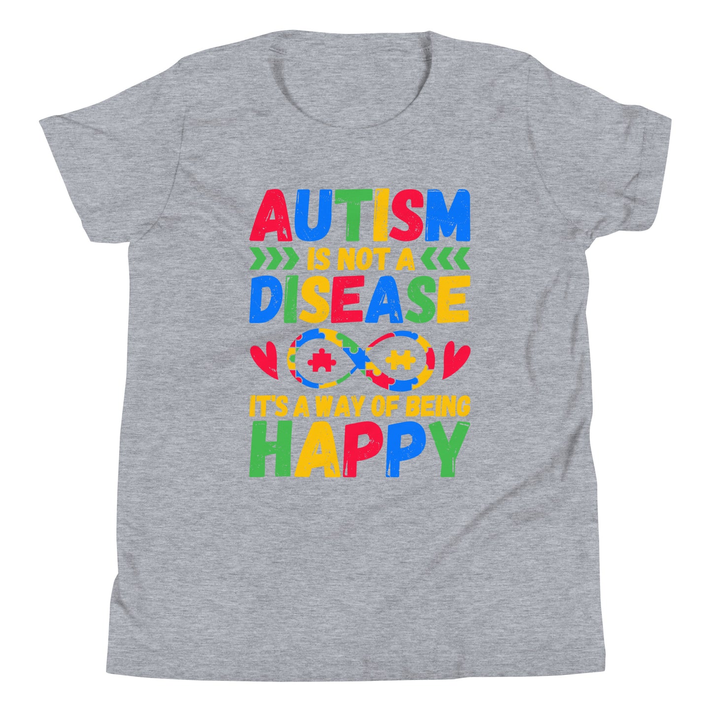 Autism Acceptance Together Quality Cotton Bella Canvas Youth T-Shirt