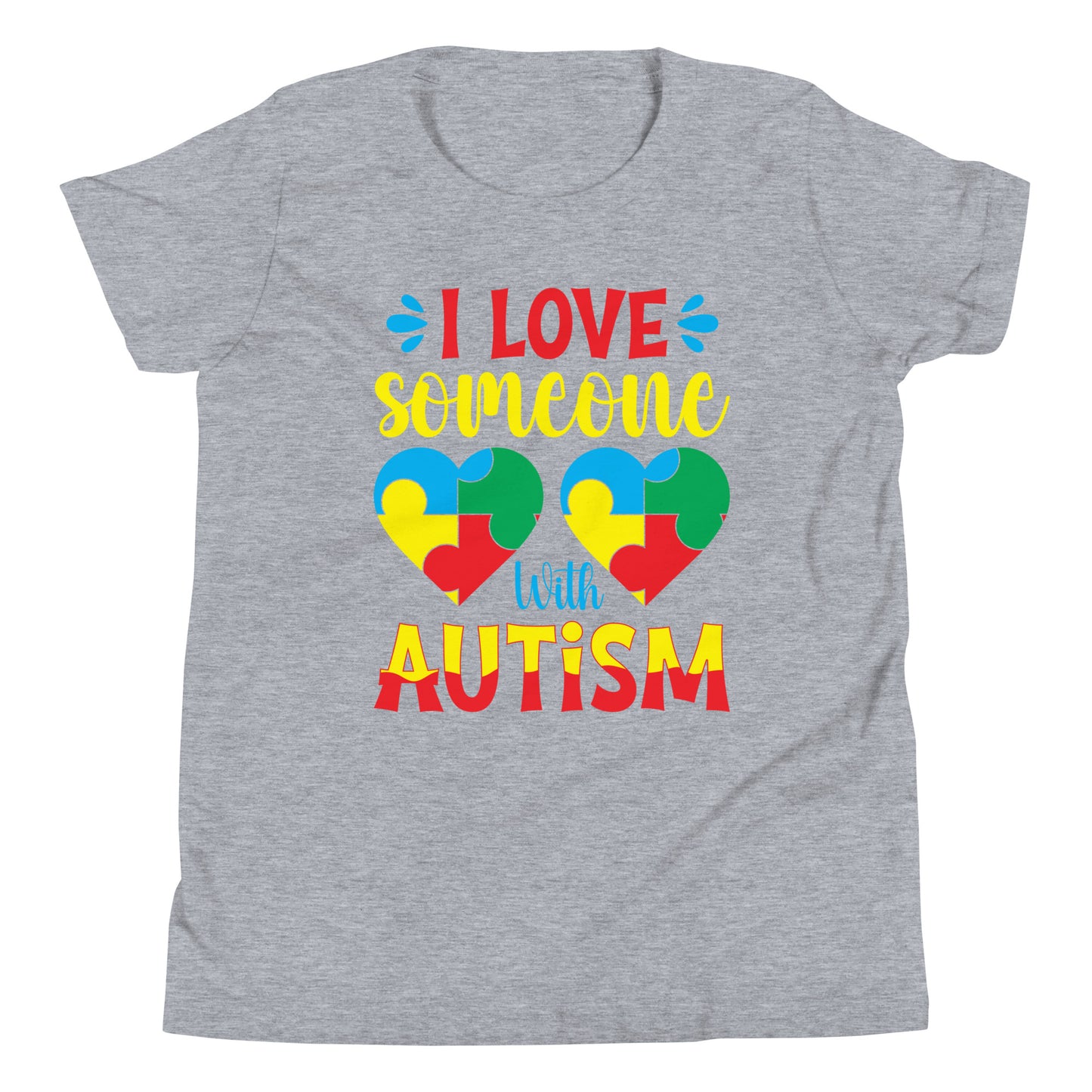 Autism Acceptance Together Quality Cotton Bella Canvas Youth T-Shirt