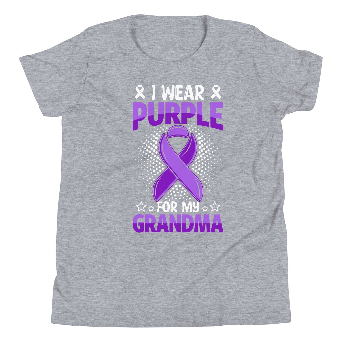 Alzheimer's Awareness Quality Cotton Bella Canvas Youth T-Shirt