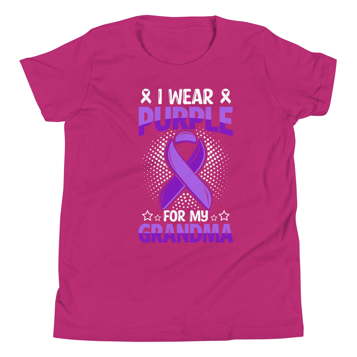 Alzheimer's Awareness Quality Cotton Bella Canvas Youth T-Shirt