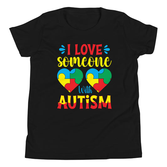 Autism Acceptance Together Quality Cotton Bella Canvas Youth T-Shirt