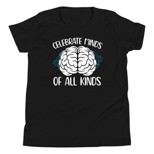 Celebrate Minds of All Kinds Quality Cotton Bella Canvas Youth T-Shirt
