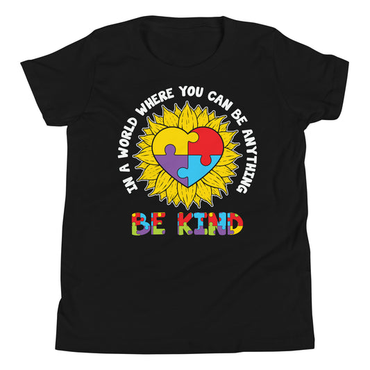 Be Kind Autism Acceptance Quality Cotton Bella Canvas Adult T-Shirt