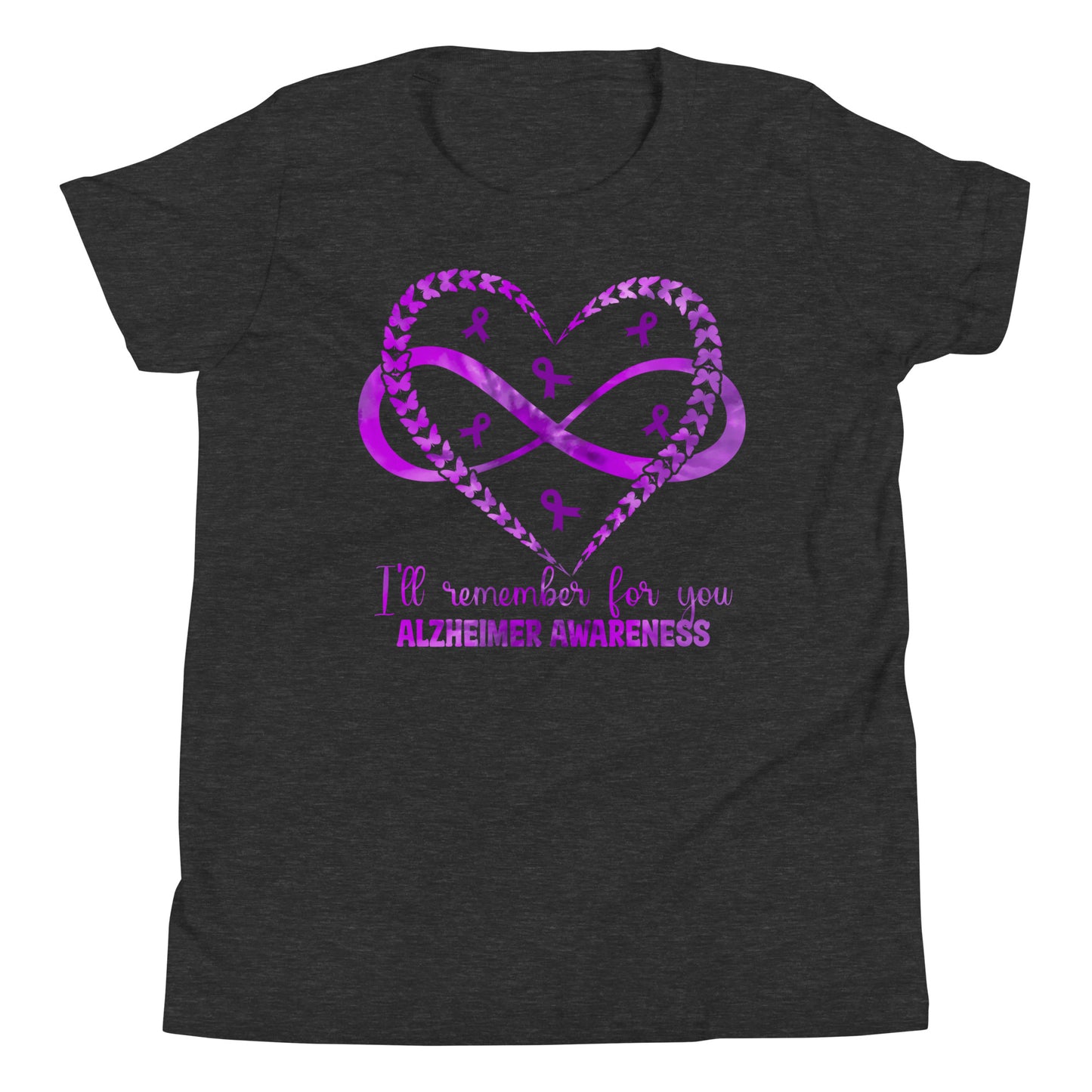 Alzheimer's Awareness Quality Cotton Bella Canvas Youth T-Shirt