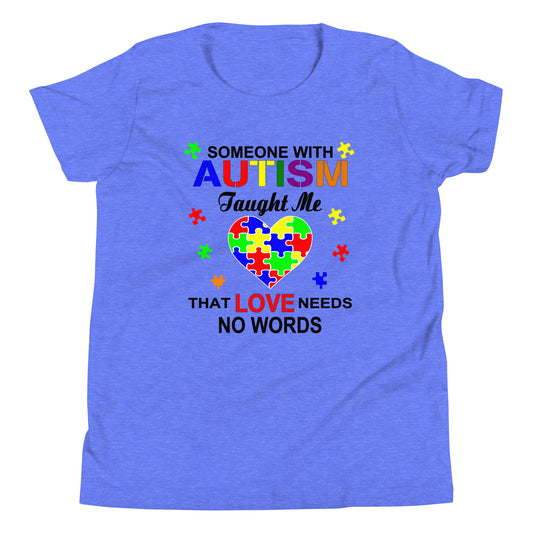 Autism Acceptance Together Quality Cotton Bella Canvas Youth T-Shirt