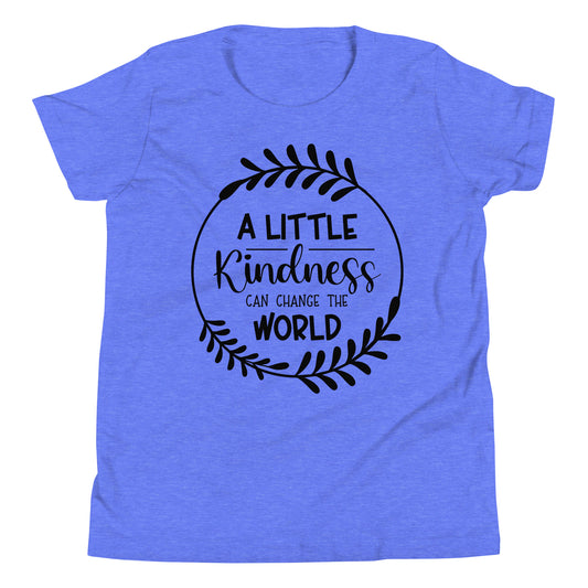 Kindness Can Change The World Quality Cotton Bella Canvas Youth T-Shirt