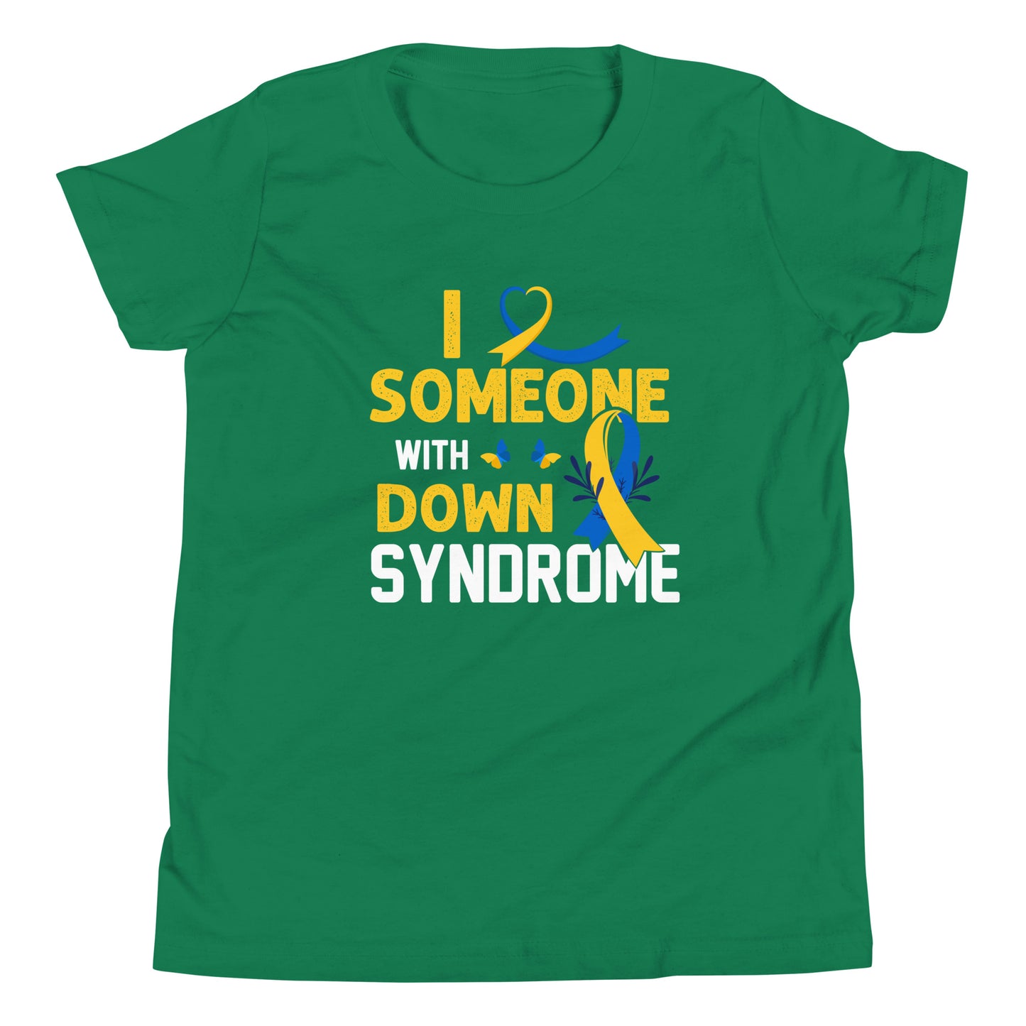 Down Syndrome Awareness Quality Cotton Bella Canvas Youth T-Shirt