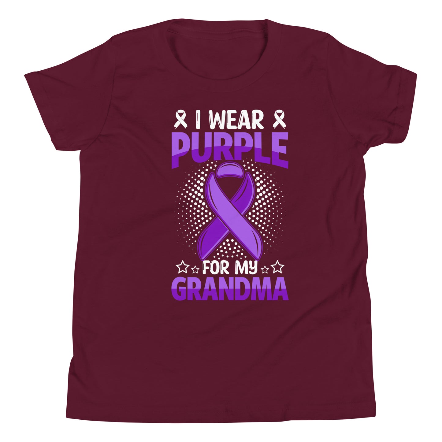 Alzheimer's Awareness Quality Cotton Bella Canvas Youth T-Shirt