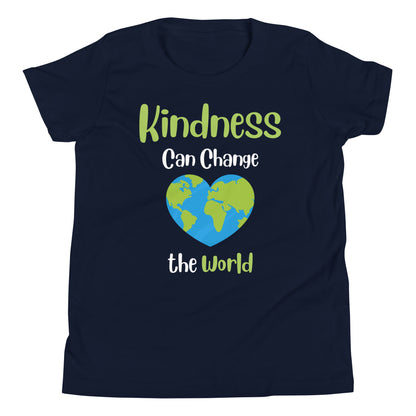 Kindness Can Change the World Quality Cotton Bella Canvas Youth T-Shirt