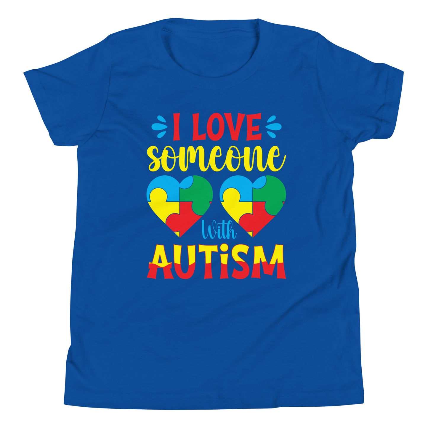 Autism Acceptance Together Quality Cotton Bella Canvas Youth T-Shirt