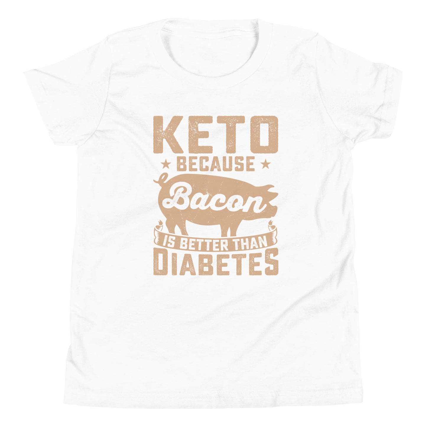 Diabetes Awareness Quality Cotton Bella Canvas Youth T-Shirt