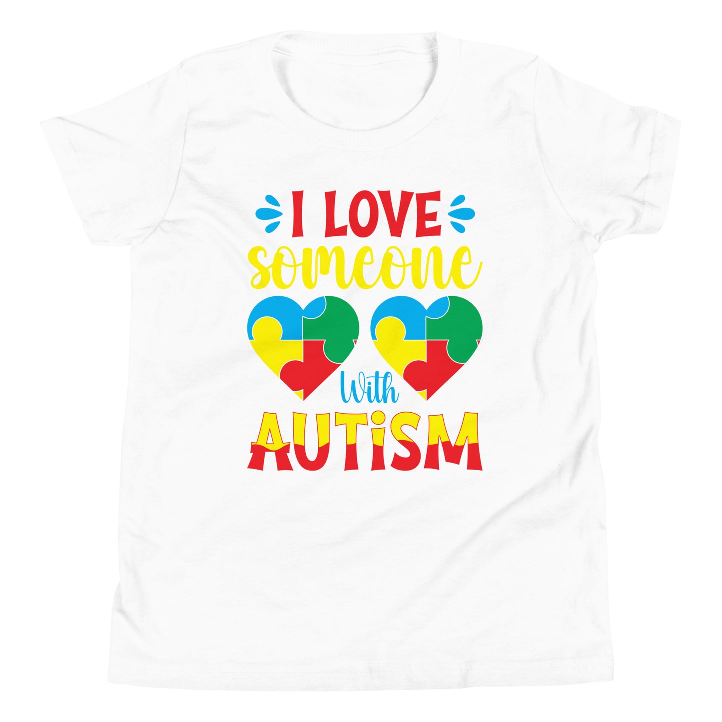 Autism Acceptance Together Quality Cotton Bella Canvas Youth T-Shirt