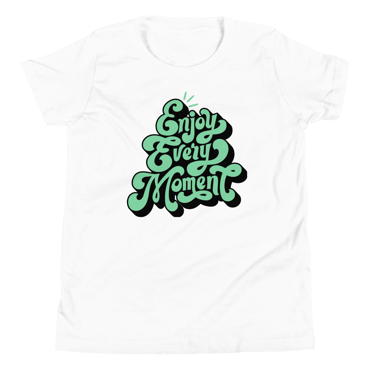 Enjoy Every Moment Quality Cotton Bella Canvas Youth T-Shirt